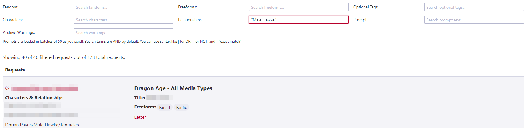 Exact Relationship Filter using Quotes